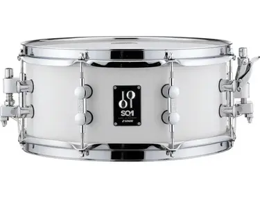 Sonor SQ1 Snare Drum - 6 x 13 inches, Satin Pure White