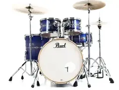 Pearl Professional Maple 4-piece Shell Pack - Royal Blue Burst Stripe