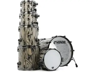 Sonor SQ2 Beech 6-piece Shell Pack - Snow Tiger