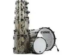 Sonor SQ2 Beech 6-piece Shell Pack - Snow Tiger