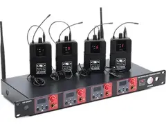 Galaxy Audio AS-4400 Quad UHF Wireless In-ear Monitoring System - M3 (506MHz-524MHz)