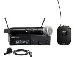 Shure SLXD124/85M Wireless Handheld and Lavalier Microphone Combo System - J52 Band
