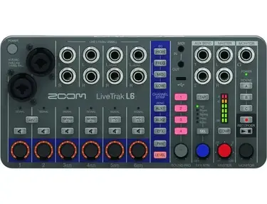 Zoom LiveTrak L6 10-channel Compact Digital Mixer