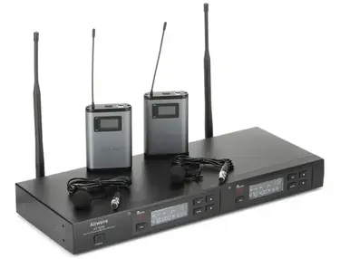 Airwave Technologies AT-5220 Dual-channel Wireless Lavalier Microphone System - 470MHz-490MHz