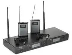 Airwave Technologies AT-5220 Dual-channel Wireless Lavalier Microphone System - 470MHz-490MHz