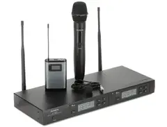Airwave Technologies AT-5250 Dual-channel Wireless Handheld/Lavalier Microphone System - 512MHz-542MHz