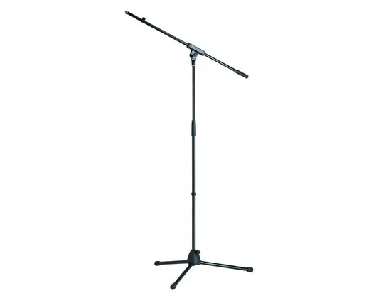 K&M Microphone Stand with Telescopic Boom Arm