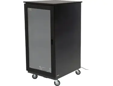 Argosy IsoBox PRO 24RU - Black Satin with Oak Trim, Left Door Swing