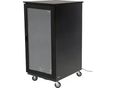 Argosy IsoBox PRO 24RU - Black Satin with Oak Trim, Right Door Swing