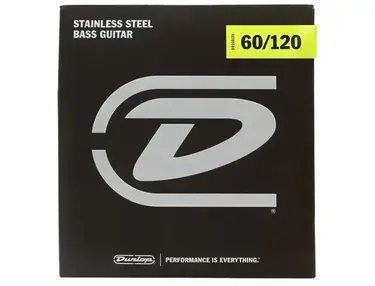 Dunlop DBS60120 Stainless Steel Drop Bass Guitar Strings - .060-.120 Extra Heavy