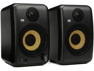 KRK GOAUX4 4-inch Powered Portable Studio Monitor Pair