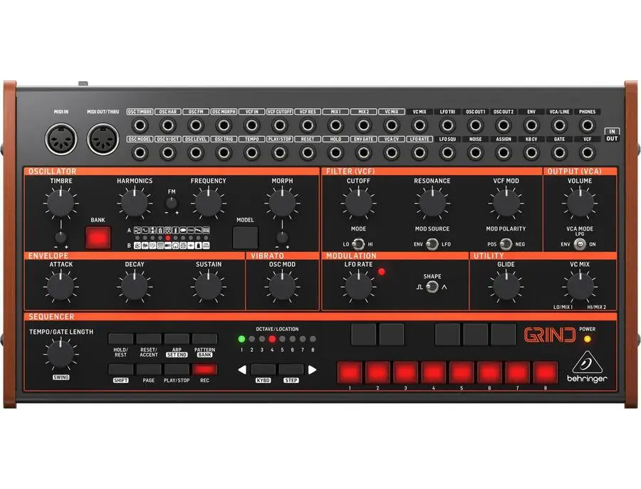 Behringer Grind Semi-modular Hybrid Multi-engine Synthesizer