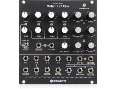 Erica Synths Hexinverter Mutant Hot Glue 4-channel Effects Mixer Eurorack Module