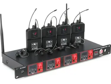 Galaxy Audio AS-4400 Quad UHF Wireless In-ear Monitoring System - M4 (534MHz-552MHz)