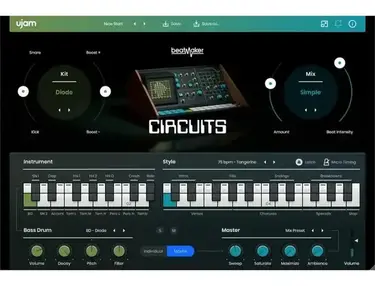 UJAM Beatmaker Circuits Electronic Beat Creation Software