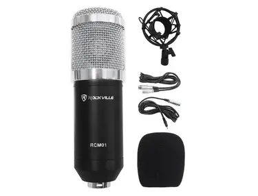 Rockville RCM01 Pro Studio Recording Condenser Microphone