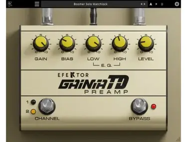 Kuassa EFEKTOR Gainia TD + FREE Pillar Power Amp