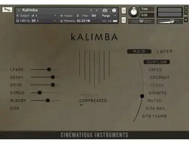 Cinematique Instruments Kalimba