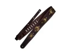 Richter Straps Motﾔrhead Strap Brown / Old Brass Guitar Strap main image