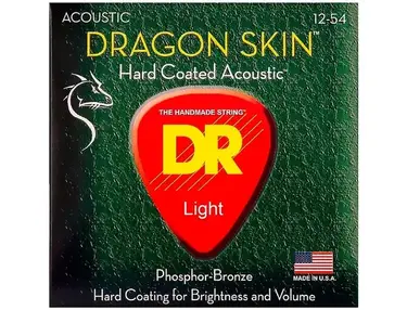 DR Strings DSA-12 Dragon Skin K3 Coated Acoustic Strings Medium