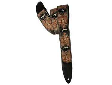 PRS 2" Guitar Strap, Custom Jacquard Birds Fleur
