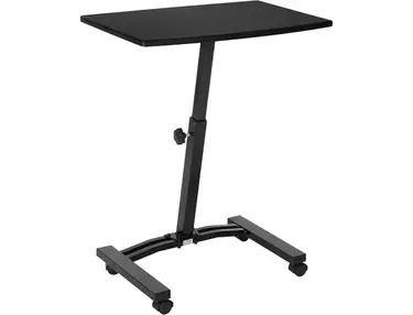 Seville Classics Airlift Mobile Height Adjustable Laptop Stand, Flat (24")