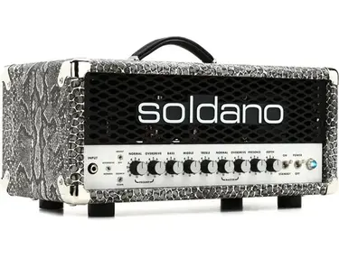 Soldano SLO-30 Super Lead Overdrive 30-watt Tube Head - Snake Skin with Metal Grille