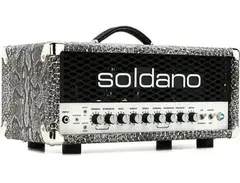 Soldano SLO-30 Super Lead Overdrive 30-watt Tube Head - Snake Skin with Metal Grille