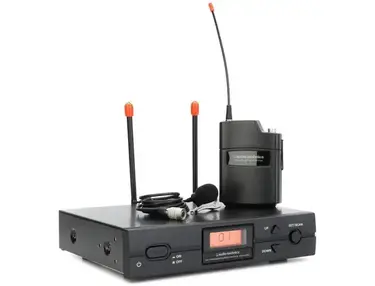 Audio-Technica ATW-2129b Wireless Lavalier Microphone System