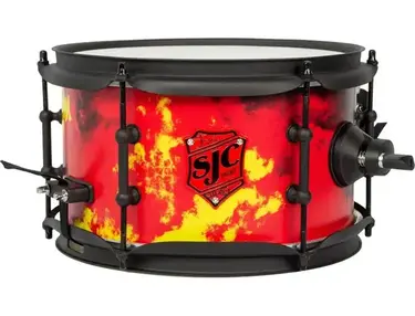 SJC Custom Drums Josh Dun Inferno Side Snare Drum