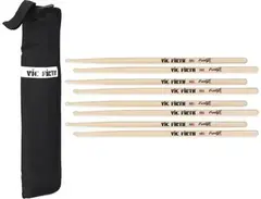Vic Firth American Concept Freestyle Drumsticks with Stick Bag - 5A, 4-pack