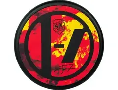 SJC Custom Drums Josh Dun Inferno Practice Pad main image