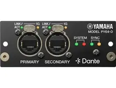 Yamaha PY64-D 64 x 64 Dante Expansion Card For DM7 Series Consoles