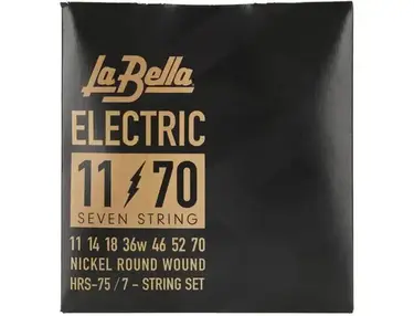 La Bella HRS-75 Nickel Electric Guitar Strings - .011-.070 7-string