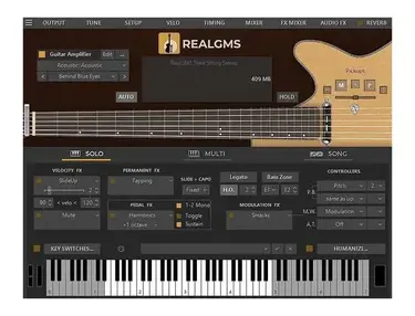 MusicLab RealGMS Guitar Software Instrument