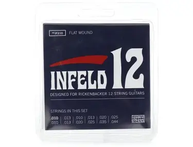 Thomastik-Infeld IF210 Infeld 12 Nickel Flatwound Electric Guitar Strings - 12-string