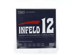 Thomastik-Infeld IF210 Infeld 12 Nickel Flatwound Electric Guitar Strings - 12-string