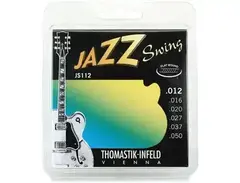 Thomastik-Infeld JS112 Jazz Swing Flatwound Electric Guitar Strings - .012-.050 Medium Light