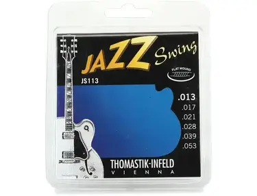 Thomastik-Infeld JS113 Jazz Swing Flatwound Electric Guitar Strings - .013-.053 Medium