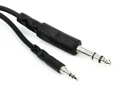 Hosa CMS-103 Stereo Interconnect Cable - 3.5mm TRS Male to 1/4-inch TRS Male - 3 foot