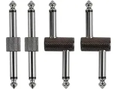 Rayzm Guitar Pedal Patch Connector, 6.35mm (1/4") Effect Pedal to Pedal Coupler