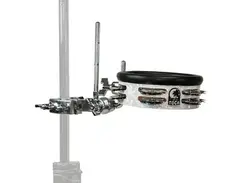 Toca Percussion Jingle-Hit Tambourine with Gibraltar Mount main image