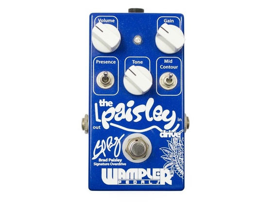 Wampler The Paisley Drive Signature Overdrive Guitar Effects Pedal 