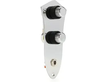 920D Custom JB-CON-CH-BK Dual Pickup Bass Concentric Control Plate Upgrade
