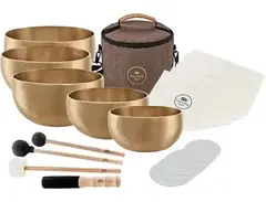 Meinl Sonic Energy 5-piece Yoga Nidra Singing Bowl Set