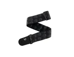 D'Addario Skull Black Tubular guitar strap main image