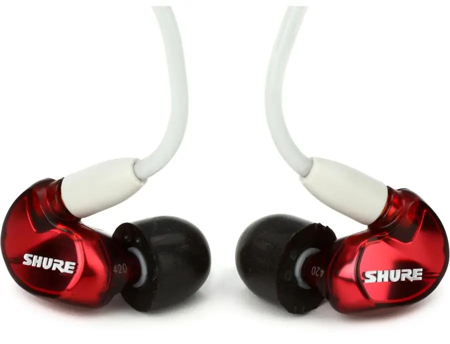 Shure SE 536 SPECIAL EDITION レッド Shure SE535 Sound Isolating Earphones with 3.5mm Pro Cable