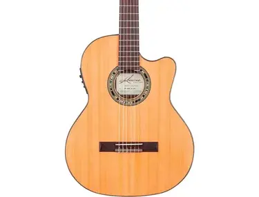 Kremona F65CW TL Thin-Bodied Nylon-String Acoustic-Electric Guitar