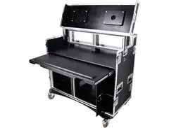 ProX Workstation Case for Broadcast Video Streaming with 2 x 12 RU & 2 x 4 RU Spaceracks main image