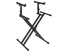 Quik Lok QL-742 Double Tier Double Braced Keyboard Stand main image
